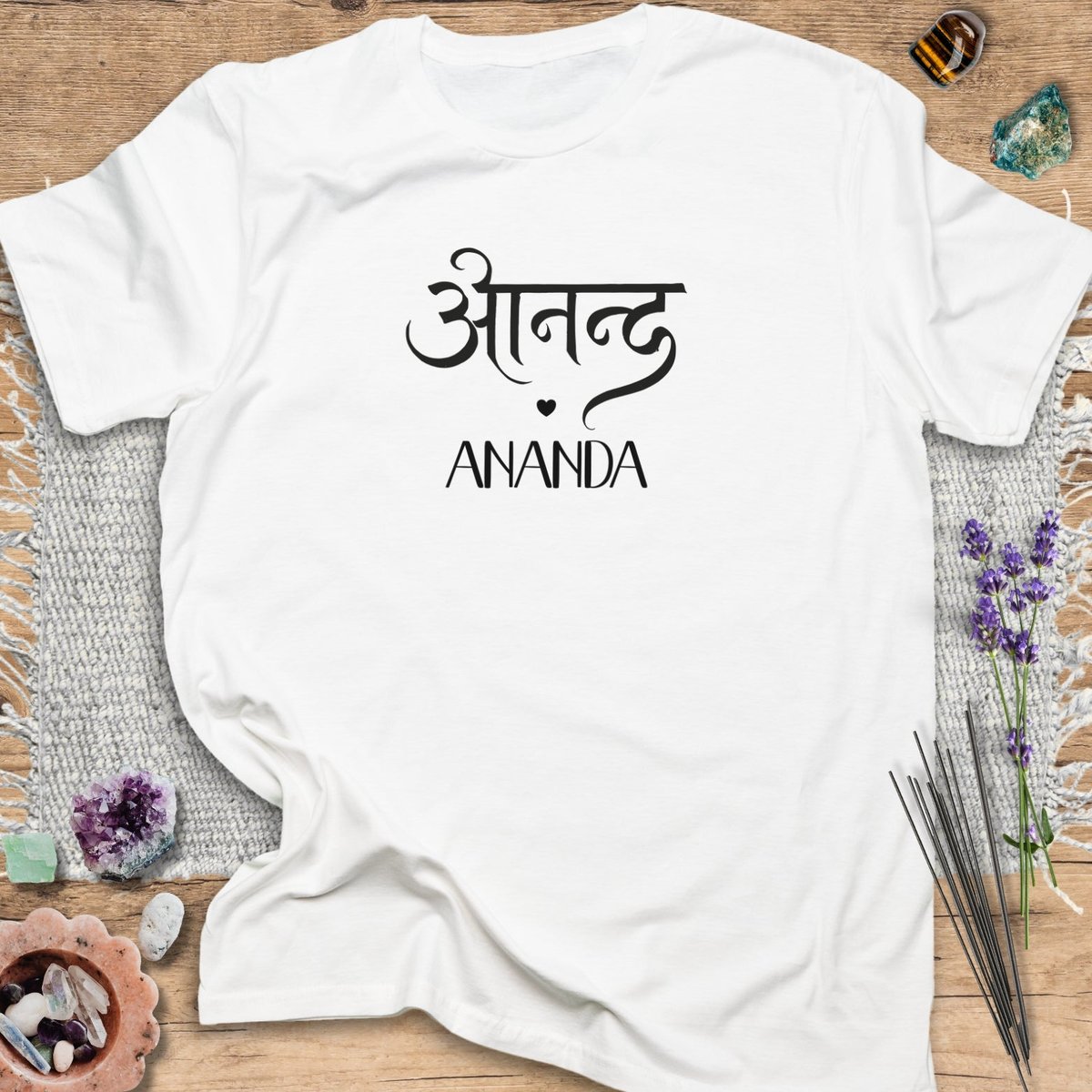 Ananda T Shirt Gift For Yoga Lover
