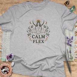 Calm Is The Flex T Shirt Gift For Yoga Lover