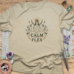 Calm Is The Flex T Shirt Gift For Yoga Lover