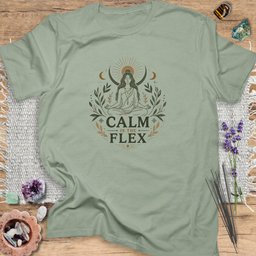 Calm Is The Flex T Shirt Gift For Yoga Lover