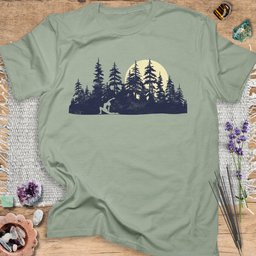 Forest Yoga T Shirt Gift For Yoga Lover