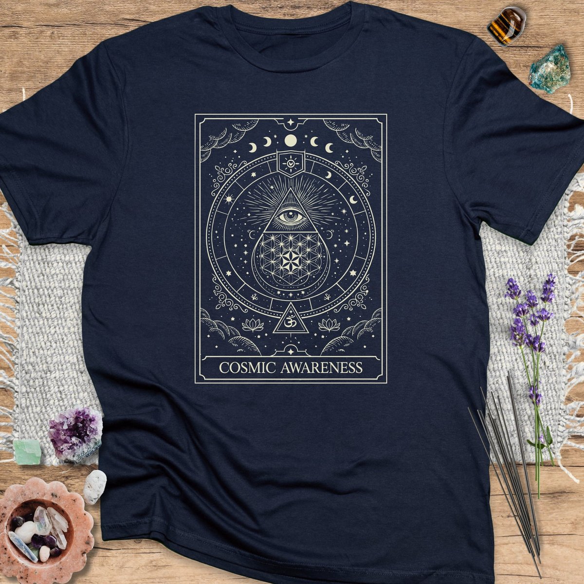 Cosmic Awareness T Shirt Gift For Yoga Lover