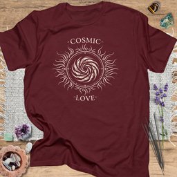 Cosmic Love T Shirt Gift For Yoga Lover