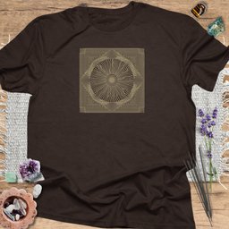 Cosmic Sunburst T Shirt Gift For Yoga Lover