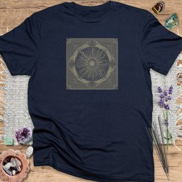 Cosmic Sunburst T Shirt Gift For Yoga Lover