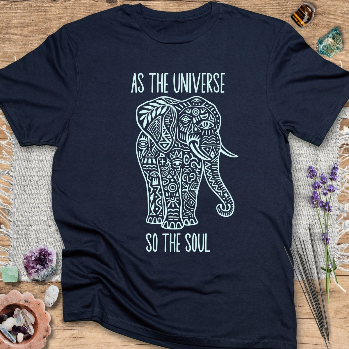 As The Universe So The Soul T Shirt Gift For Yoga Lover