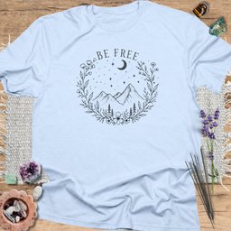 Be Free T Shirt Gift For Yoga Lover