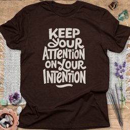 Attention On Your Intention T Shirt Gift For Yoga Lover