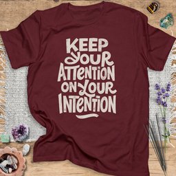 Attention On Your Intention T Shirt Gift For Yoga Lover