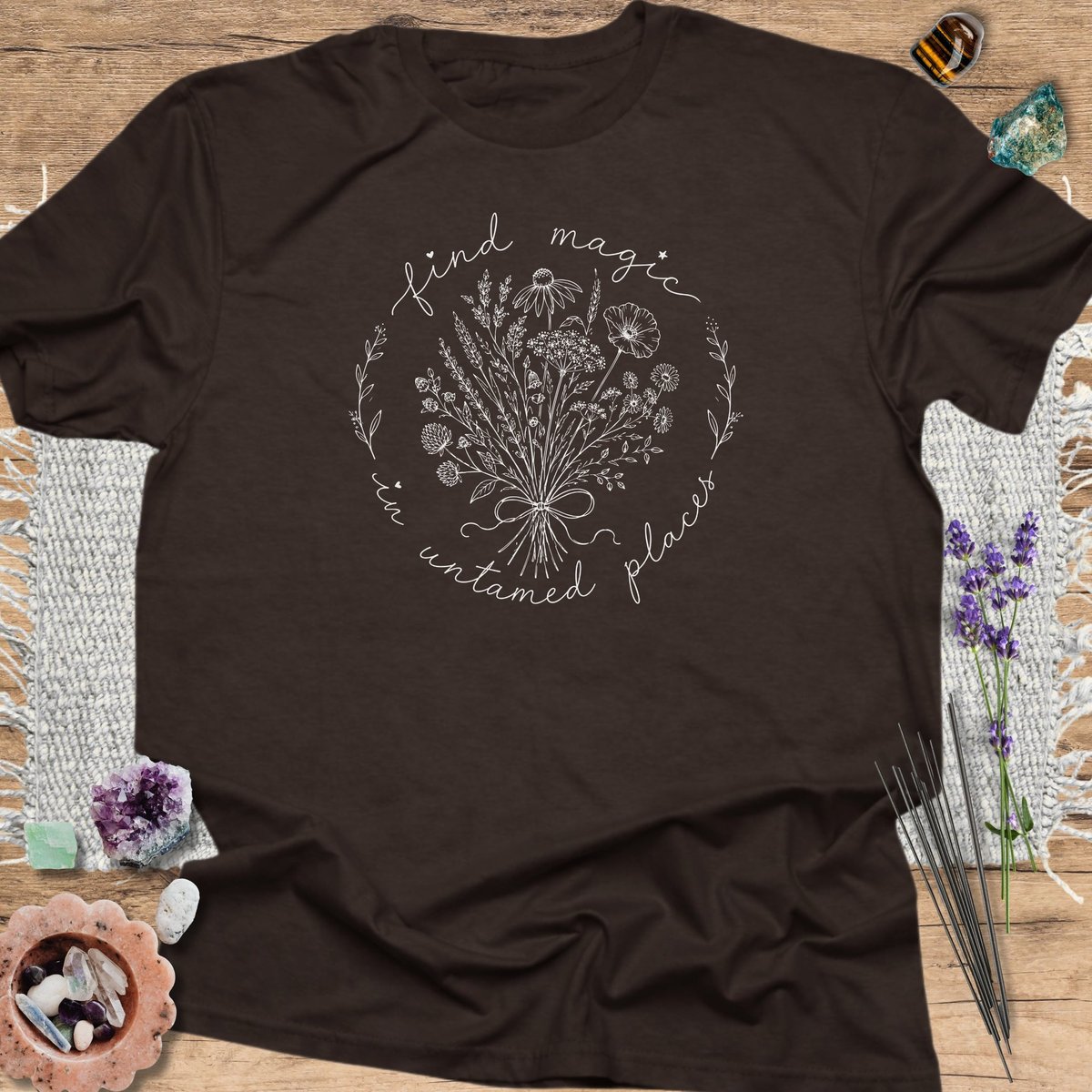 Find Magic T Shirt Gift For Yoga Lover