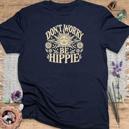 Dont Worry Be Hippie T Shirt Gift For Yoga Lover