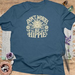 Dont Worry Be Hippie T Shirt Gift For Yoga Lover