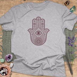 Hamsa Hand T Shirt Gift For Yoga Lover
