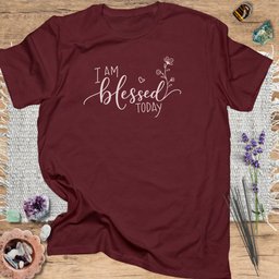Blessed Today T Shirt Gift For Yoga Lover