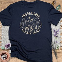 Inhale Love T Shirt Gift For Yoga Lover
