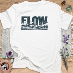 Flow T Shirt Gift For Yoga Lover