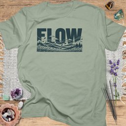 Flow T Shirt Gift For Yoga Lover