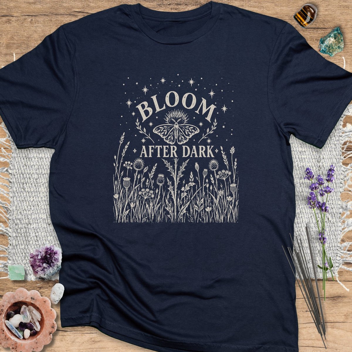 Bloom After Dark T Shirt Gift For Yoga Lover