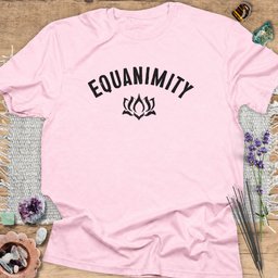Equanimity T Shirt Gift For Yoga Lover