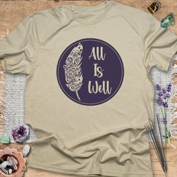 All Is Well T Shirt Gift For Yoga Lover