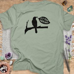 Fly Your Own Way T Shirt Gift For Yoga Lover