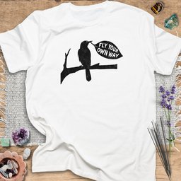 Fly Your Own Way T Shirt Gift For Yoga Lover