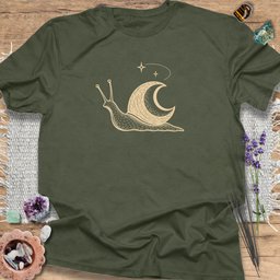 Celestial Moon Snail T Shirt Gift For Yoga Lover