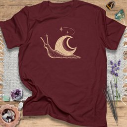 Celestial Moon Snail T Shirt Gift For Yoga Lover