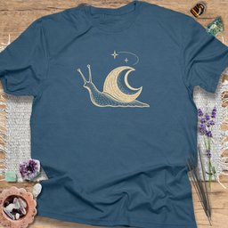 Celestial Moon Snail T Shirt Gift For Yoga Lover
