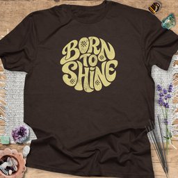 Born To Shine T Shirt Gift For Yoga Lover