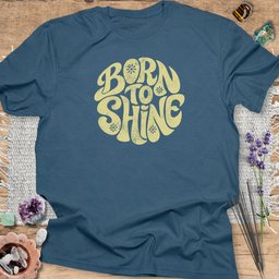 Born To Shine T Shirt Gift For Yoga Lover