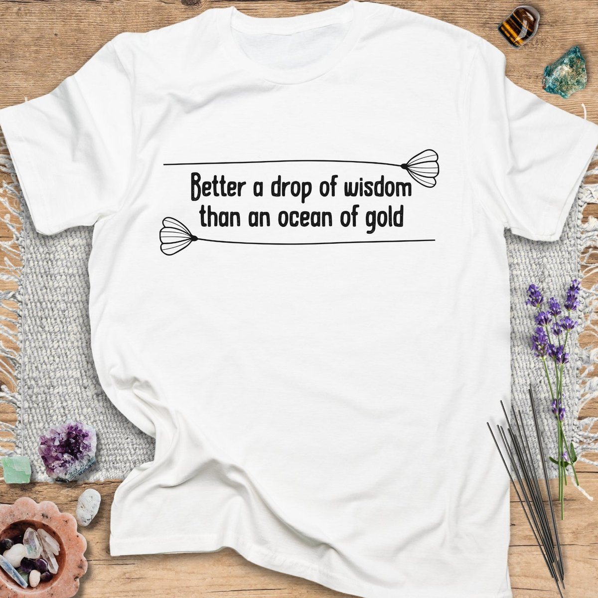 Better A Drop Of Wisdom T Shirt Gift For Yoga Lover