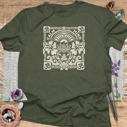 Calm Mind Boho T Shirt Gift For Yoga Lover