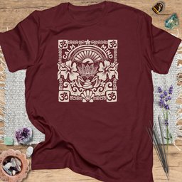 Calm Mind Boho T Shirt Gift For Yoga Lover