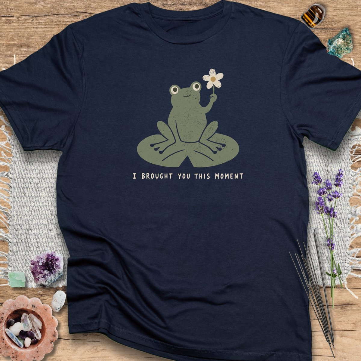 I Brought You This Moment T Shirt Gift For Yoga Lover
