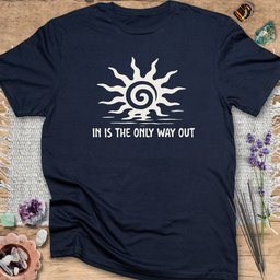In Is The Only Way Out T Shirt Gift For Yoga Lover