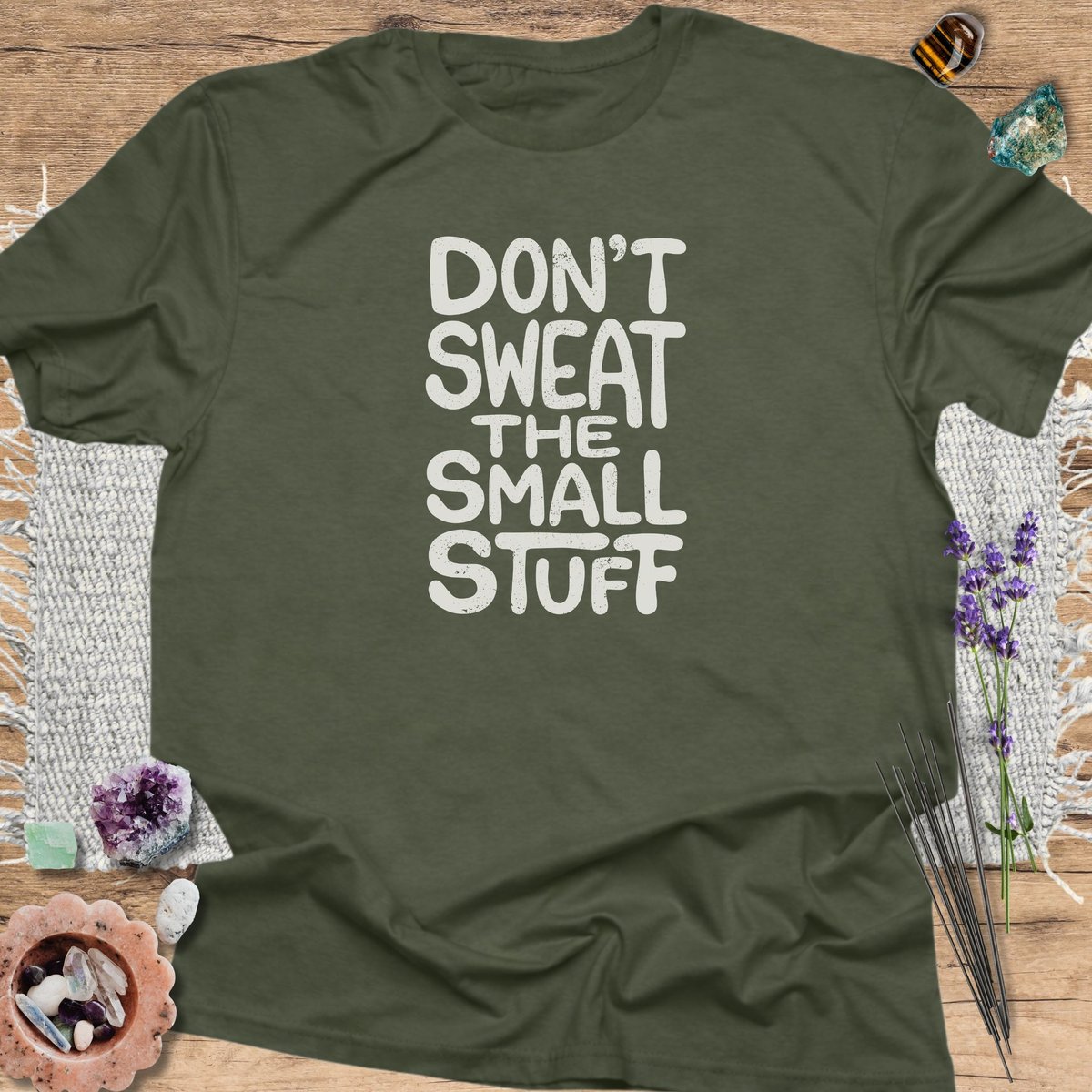 Dont Sweat The Small Stuff T Shirt Gift For Yoga Lover