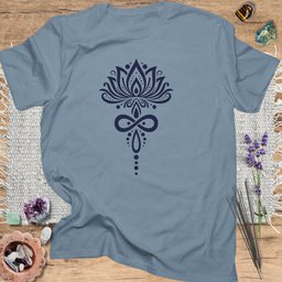Lotus Infinity T Shirt Gift For Yoga Lover