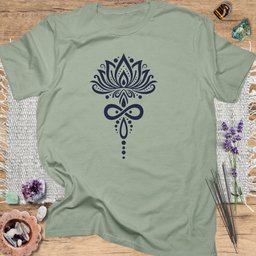 Lotus Infinity T Shirt Gift For Yoga Lover