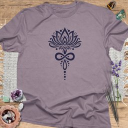 Lotus Infinity T Shirt Gift For Yoga Lover