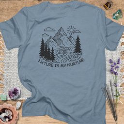 Nature Is My Nurture T Shirt Gift For Yoga Lover