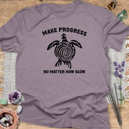 Make Progress T Shirt Gift For Yoga Lover