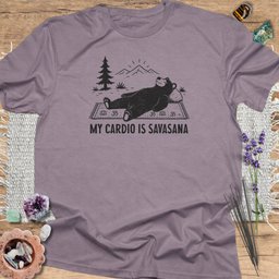 My Cardio Is Savasana T Shirt Gift For Yoga Lover