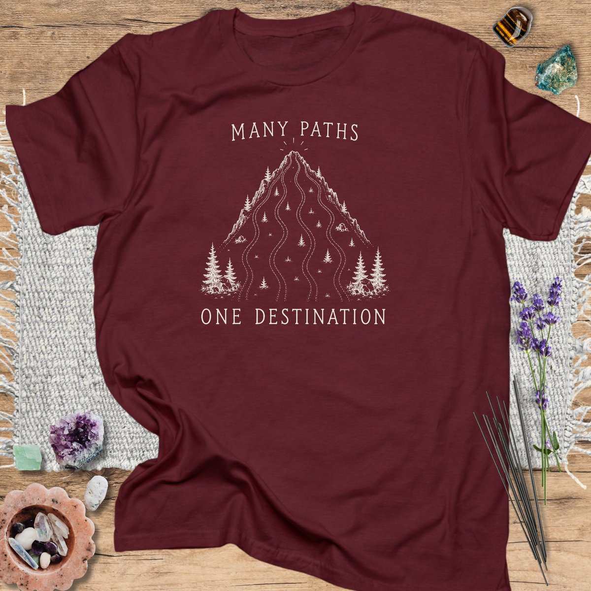 Many Paths T Shirt Gift For Yoga Lover