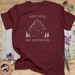 Many Paths T Shirt Gift For Yoga Lover