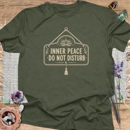 Inner Peace Do Not Disturb T Shirt Gift For Yoga Lover