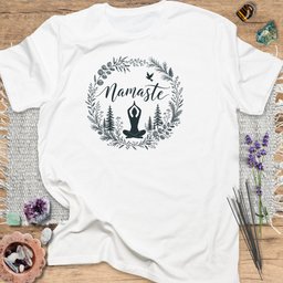Namaste T Shirt Gift For Yoga Lover