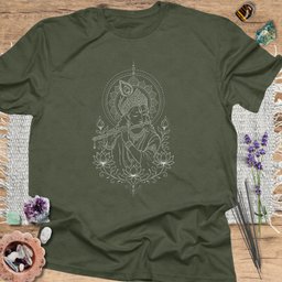 Krishna T Shirt Gift For Yoga Lover