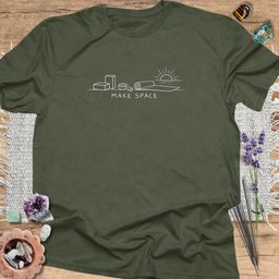 Make Space T Shirt Gift For Yoga Lover