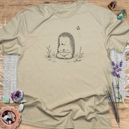 Mindful Hedgehog T Shirt Gift For Yoga Lover